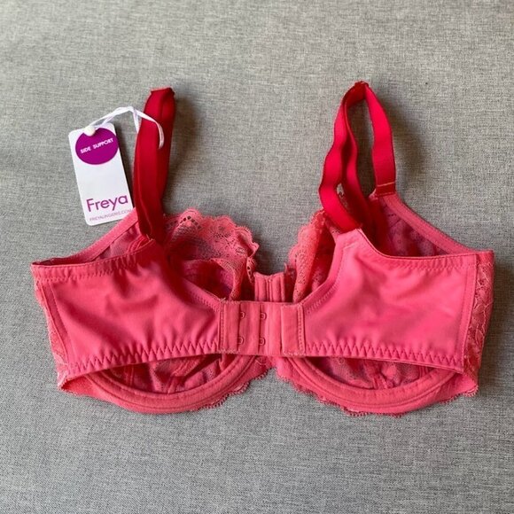 Freya Women's Offbeat Side Support Underwire Bra, 32G Pink - Picture 5 of 8